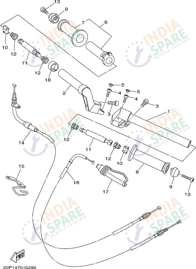 STEERING HANDLE & CABLE